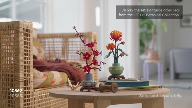 Lego Botanical Collection Plum Blossom Set για 18+ Ετών 327τμχ - Image 5