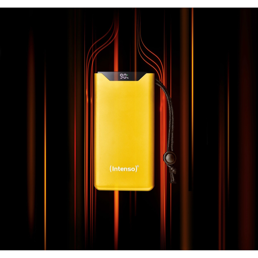 Intenso F10000 Power Bank 10000mAh 20W με Θύρα USB-A και Θύρα USB-C Quick Charge 3.0 Κίτρινο - Image 6