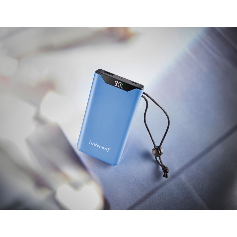Intenso F10000 Power Bank 10000mAh 20W με Θύρα USB-A και Θύρα USB-C Quick Charge 3.0 Μπλε - Image 10