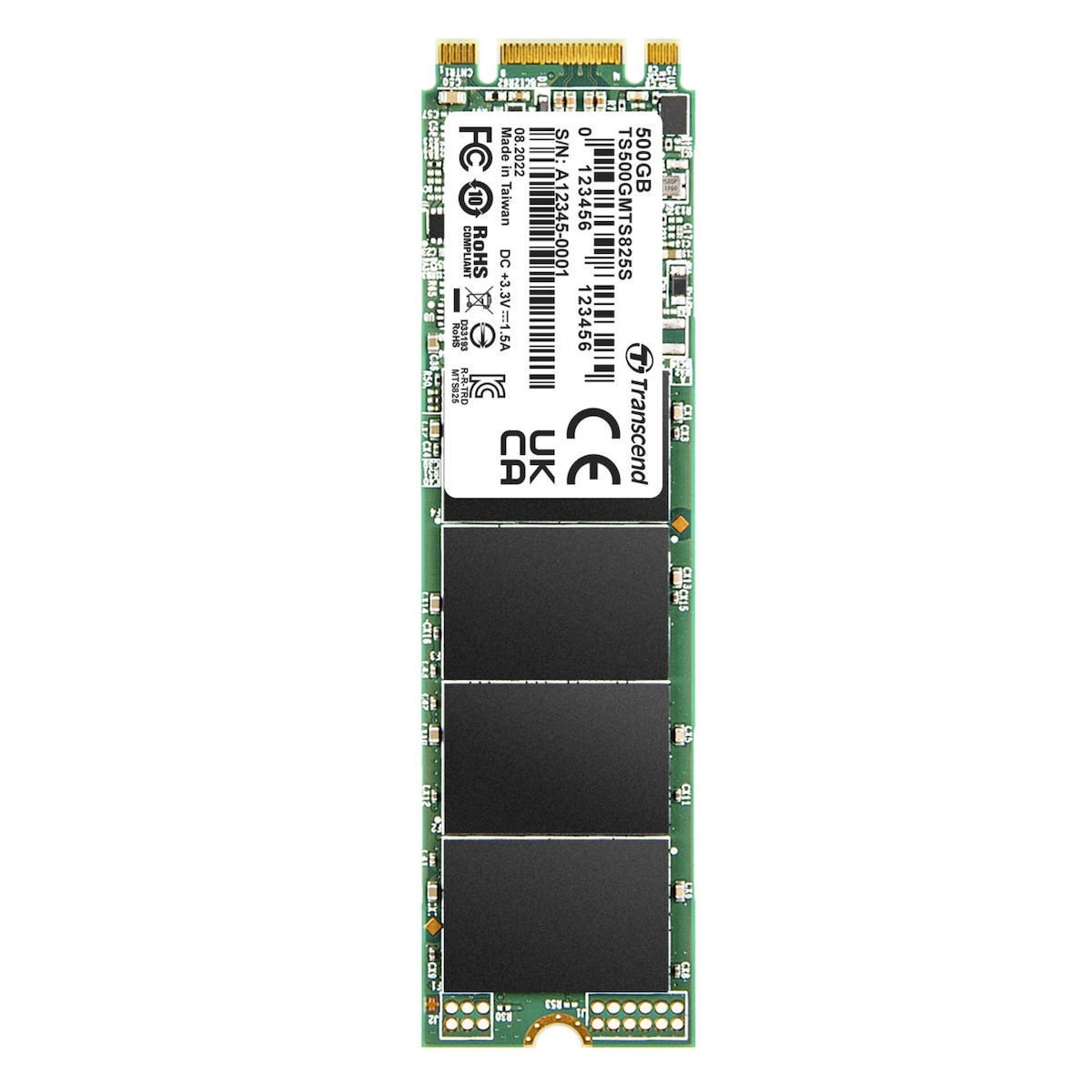 Transcend 825S SSD 500GB M.2 SATA III TS500GMTS825S - Image 2