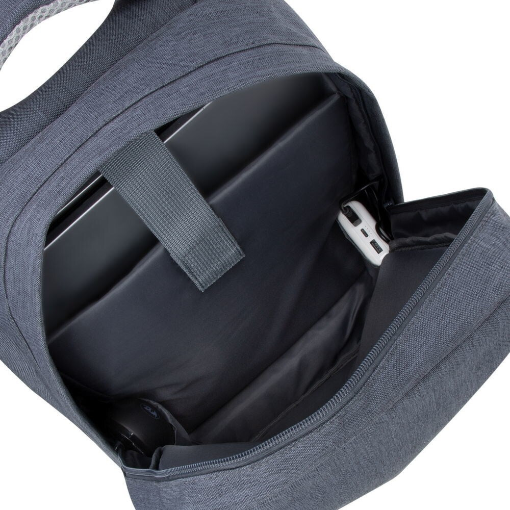 Rivacase Prater 7562 Τσάντα Πλάτης 15.6" Dark Grey - Image 7