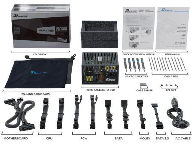 Seasonic Prime PX 500W Full Modular 80 Plus Platinum - Image 12