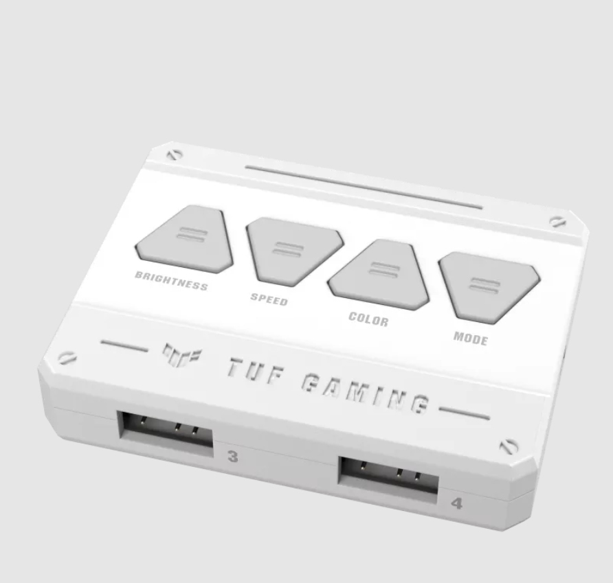 Asus TF120 Case Fan με ARGB Φωτισμό και Σύνδεση 4-Pin PWM 3τμχ Λευκό - Image 5