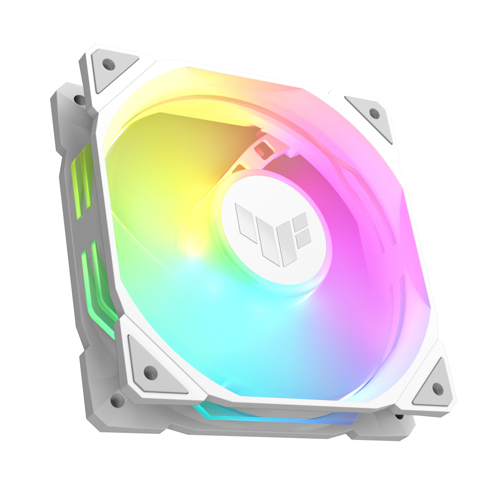 Asus TUF Gaming TR120 ARGB Case Fan με Σύνδεση 4-Pin PWM 3τμχ Λευκό - Image 2