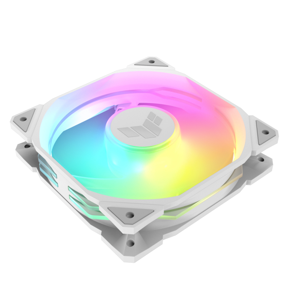Asus TUF Gaming TR120 ARGB Case Fan με Σύνδεση 4-Pin PWM 3τμχ Λευκό - Image 7