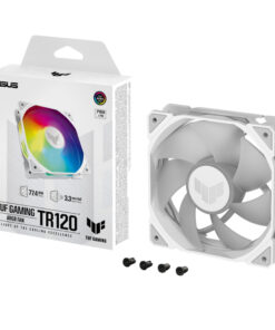 Alternative view of Asus TUF Gaming TR120 ARGB Case Fan με Σύνδεση 4-Pin PWM Λευκό