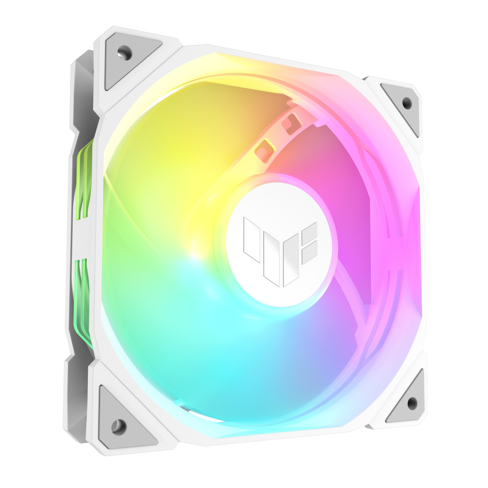 Asus TUF Gaming TR120 ARGB Case Fan με Σύνδεση 4-Pin PWM Λευκό - Image 4