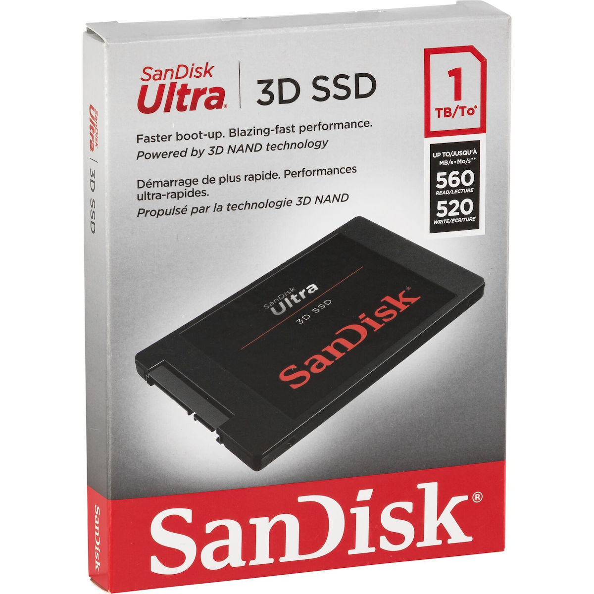 Sandisk Ultra 3D SSD 1TB 2.5'' SATA III SDSSDH3-1T00-G26 - Image 4