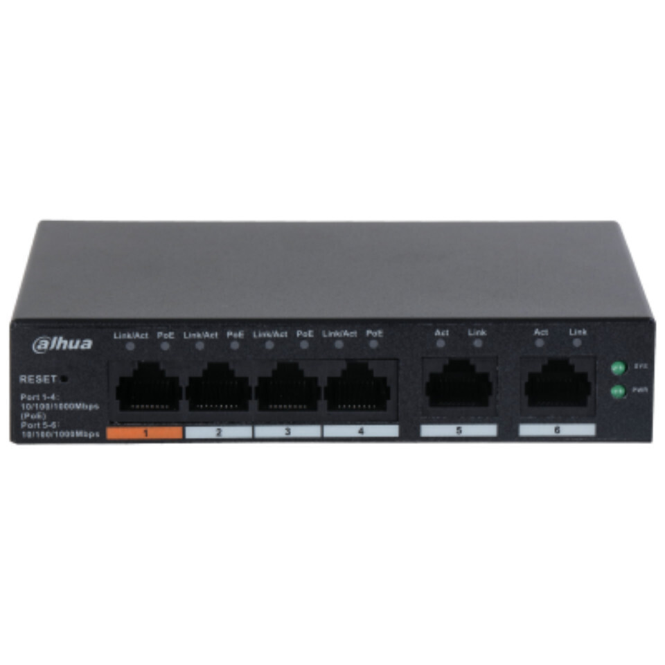 Dahua CS4006-4GT-60 Unmanaged L2 PoE+ - Image 2