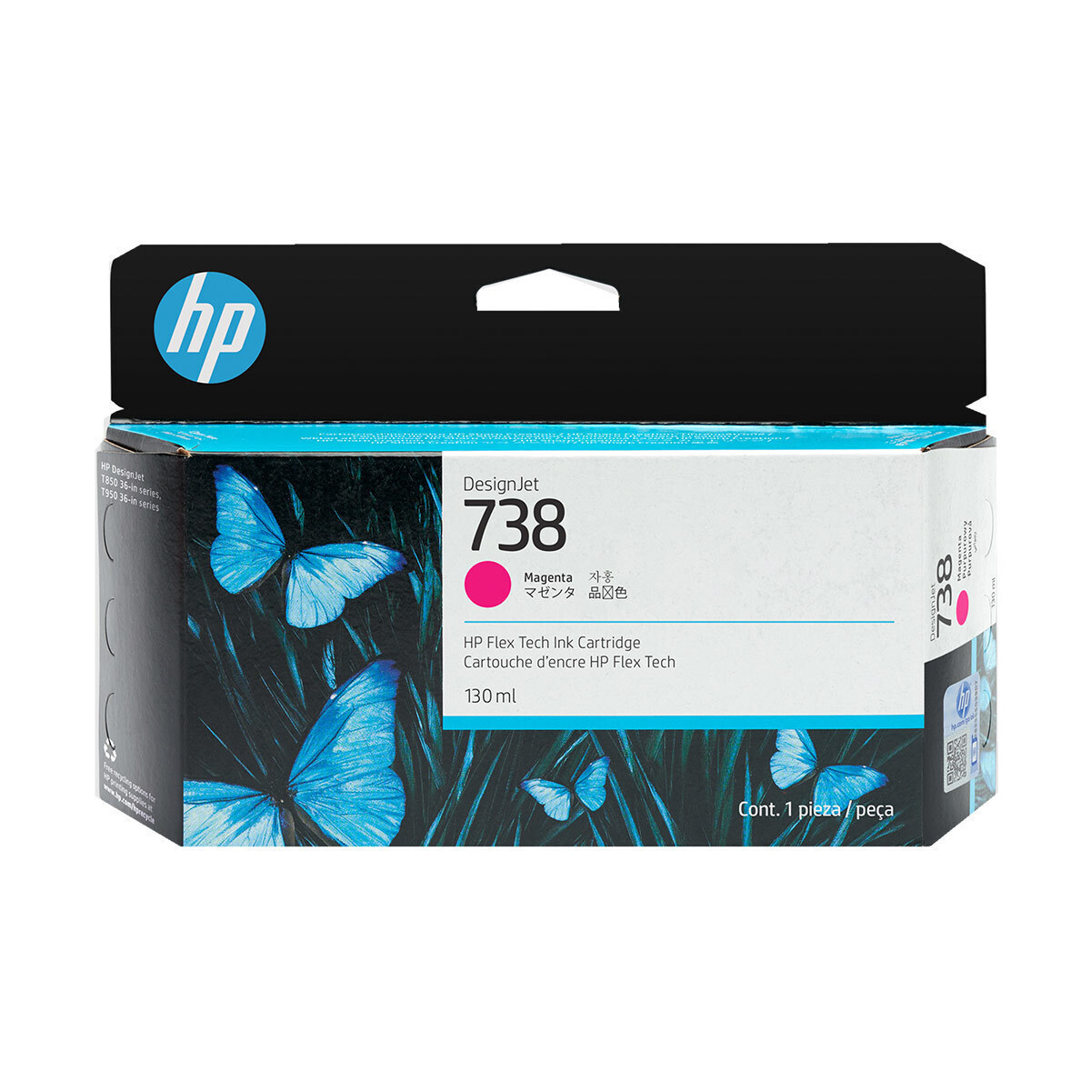HP 738 Γνήσιο Μελάνι Εκτυπωτή InkJet