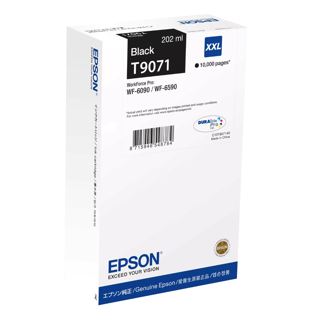 Epson T9071 Γνήσιο Μελάνι Εκτυπωτή InkJet Μαύρο (C13T90714N) - Image 3