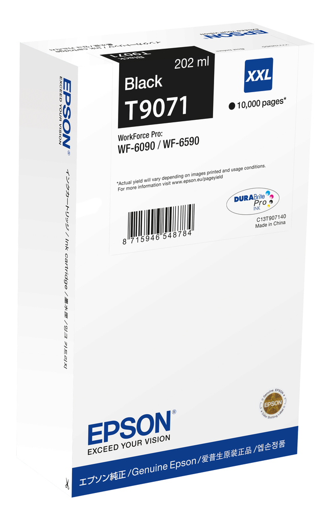 Epson T9071 Γνήσιο Μελάνι Εκτυπωτή InkJet Μαύρο (C13T90714N) - Image 4