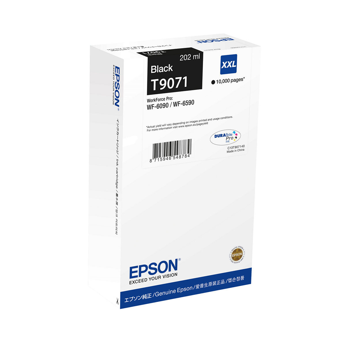 Epson T9071 Γνήσιο Μελάνι Εκτυπωτή InkJet Μαύρο (C13T90714N) - Image 2