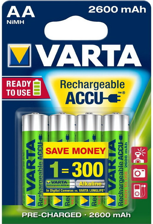 Varta Recharge Accu Power AA 2600mAh 1.2V 4τμχ - Image 5