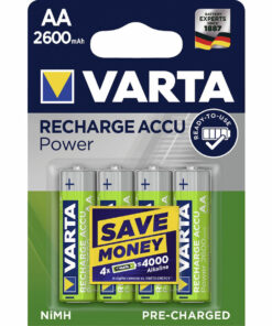 Alternative view of Varta Recharge Accu Power AA 2600mAh 1.2V 4τμχ