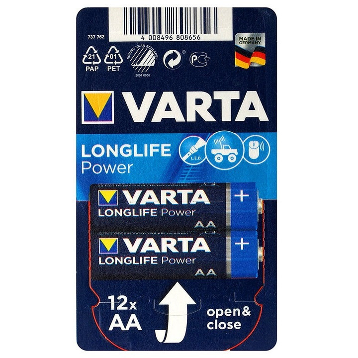 Varta LongLife Power AA 1.5V 12τμχ - Image 8