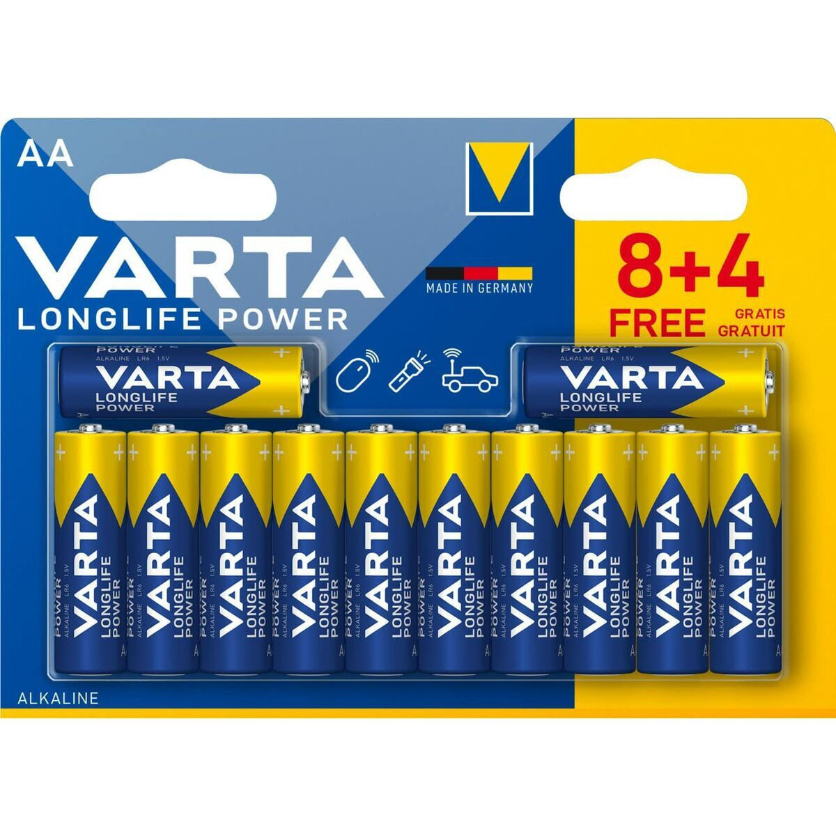Varta LongLife Power AA 1.5V 12τμχ - Image 5