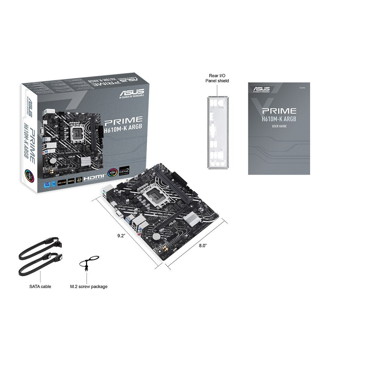 Asus Prime H610M-K ARGB - Image 5