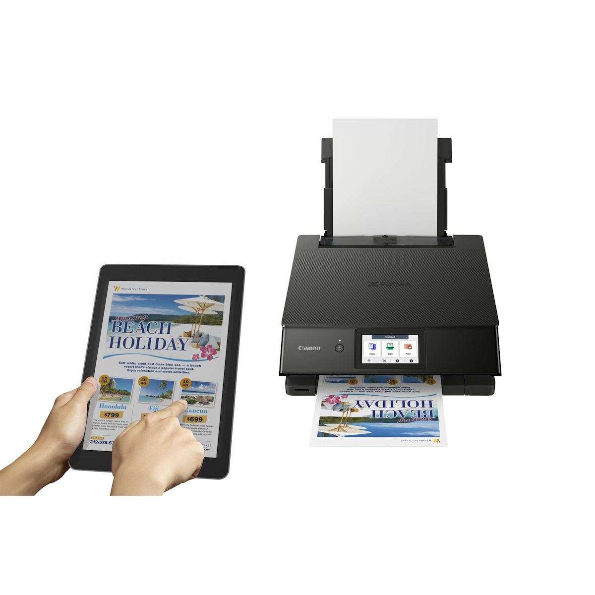 Canon Pixma TS8750 Έγχρωμο Πολυμηχάνημα Inkjet - Image 4