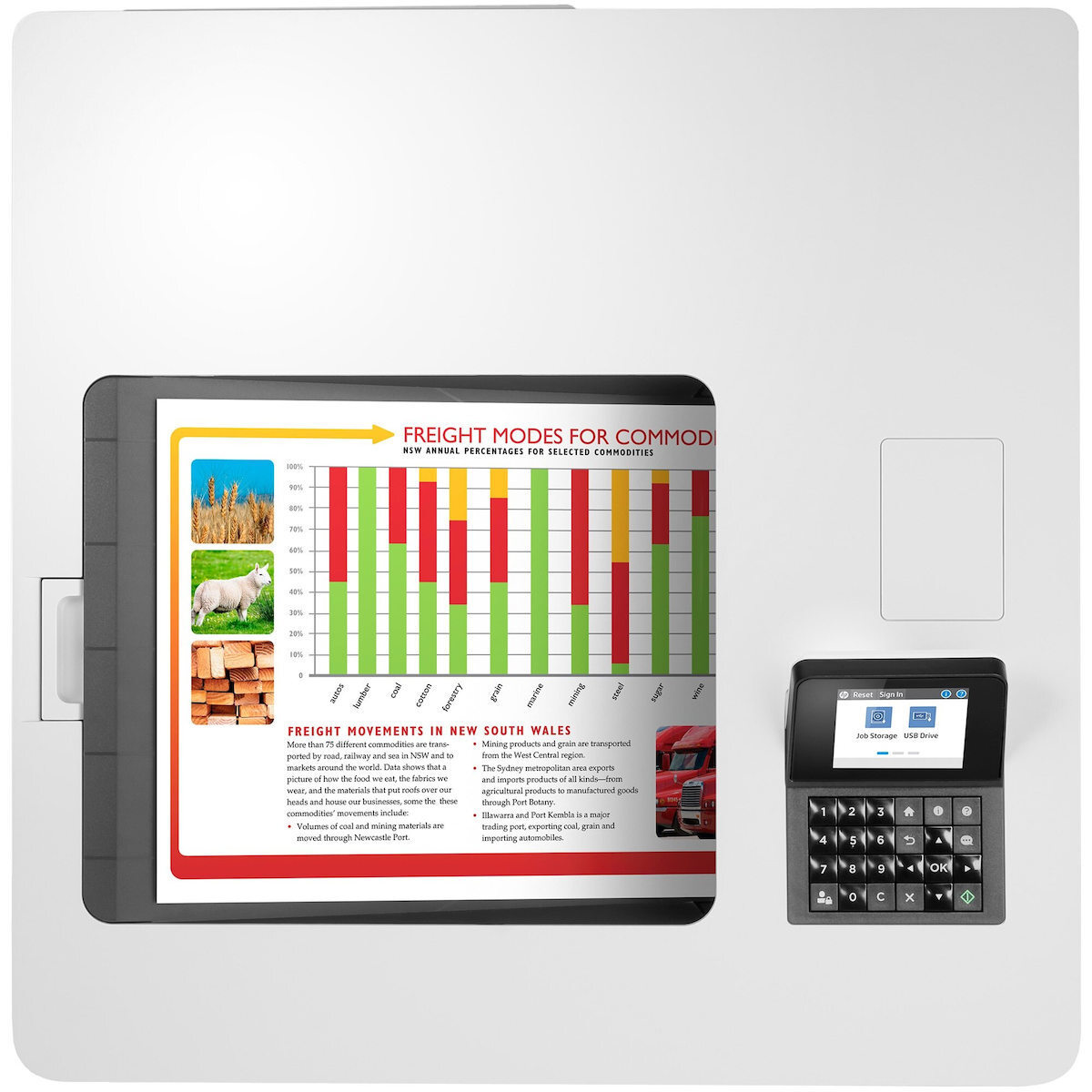 HP LaserJet Enterprise M554dn Έγχρωμoς Εκτυπωτής - Image 5