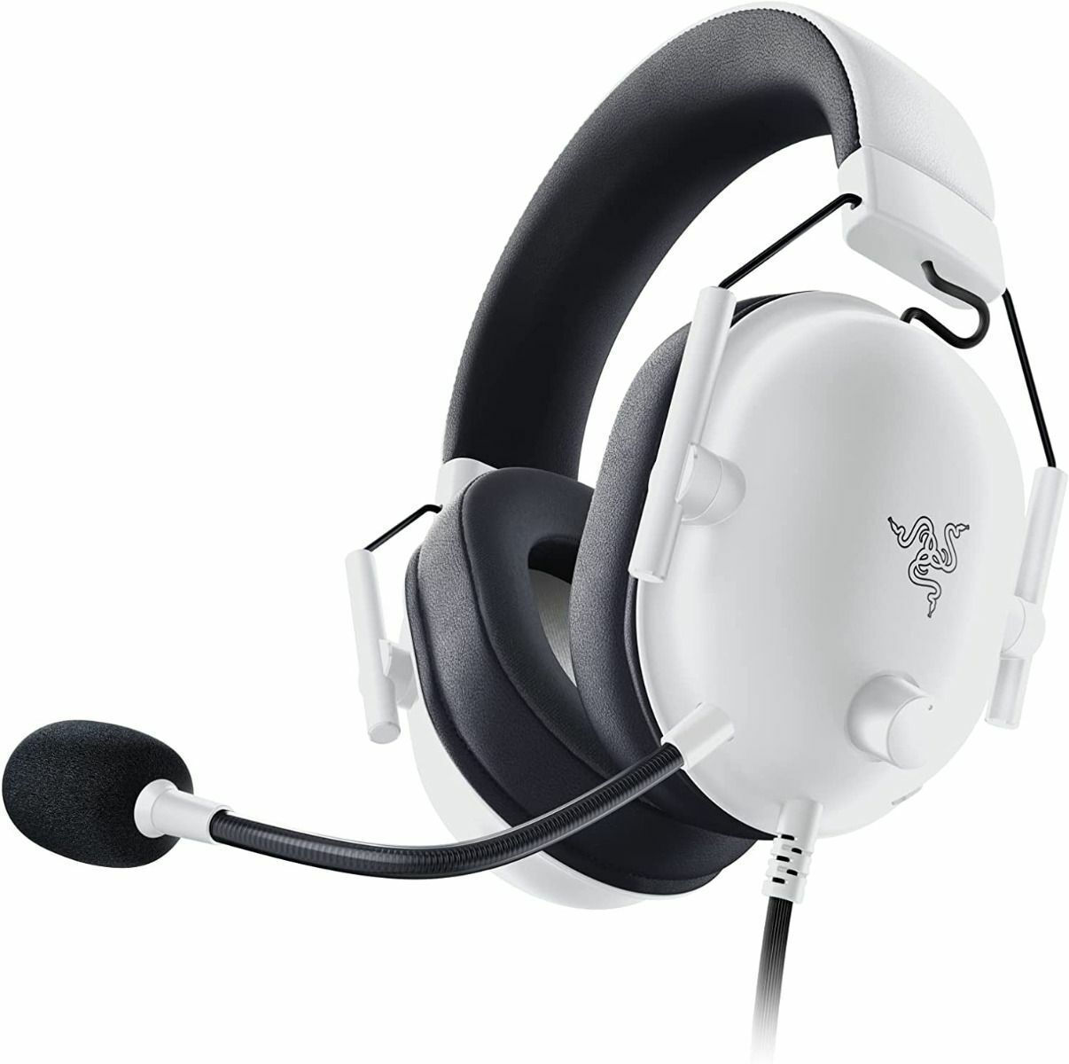 Razer BlackShark V2 X Over Ear Gaming Headset με σύνδεση 3.5mm Λευκό - Image 5