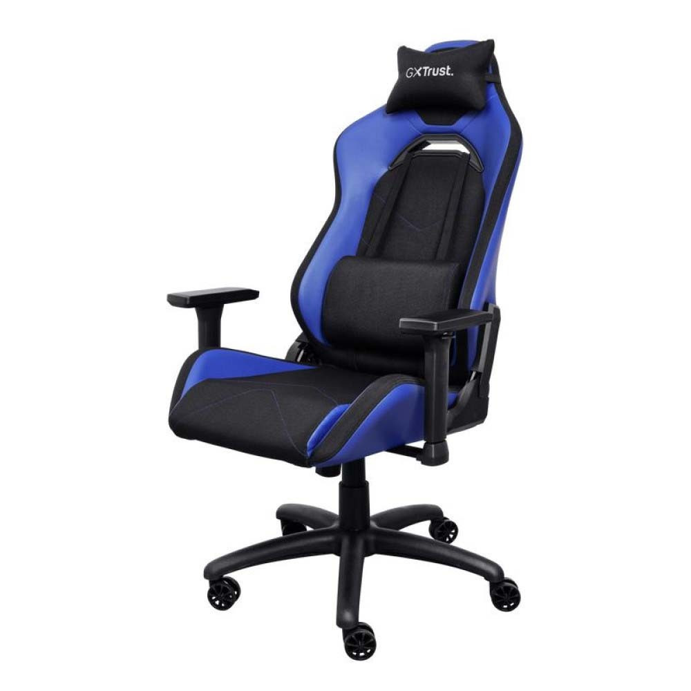 Trust Gxt 714 Υφασμάτινη Καρέκλα Gaming με Ρυθμιζόμενα Μπράτσα Μπλε - Image 4