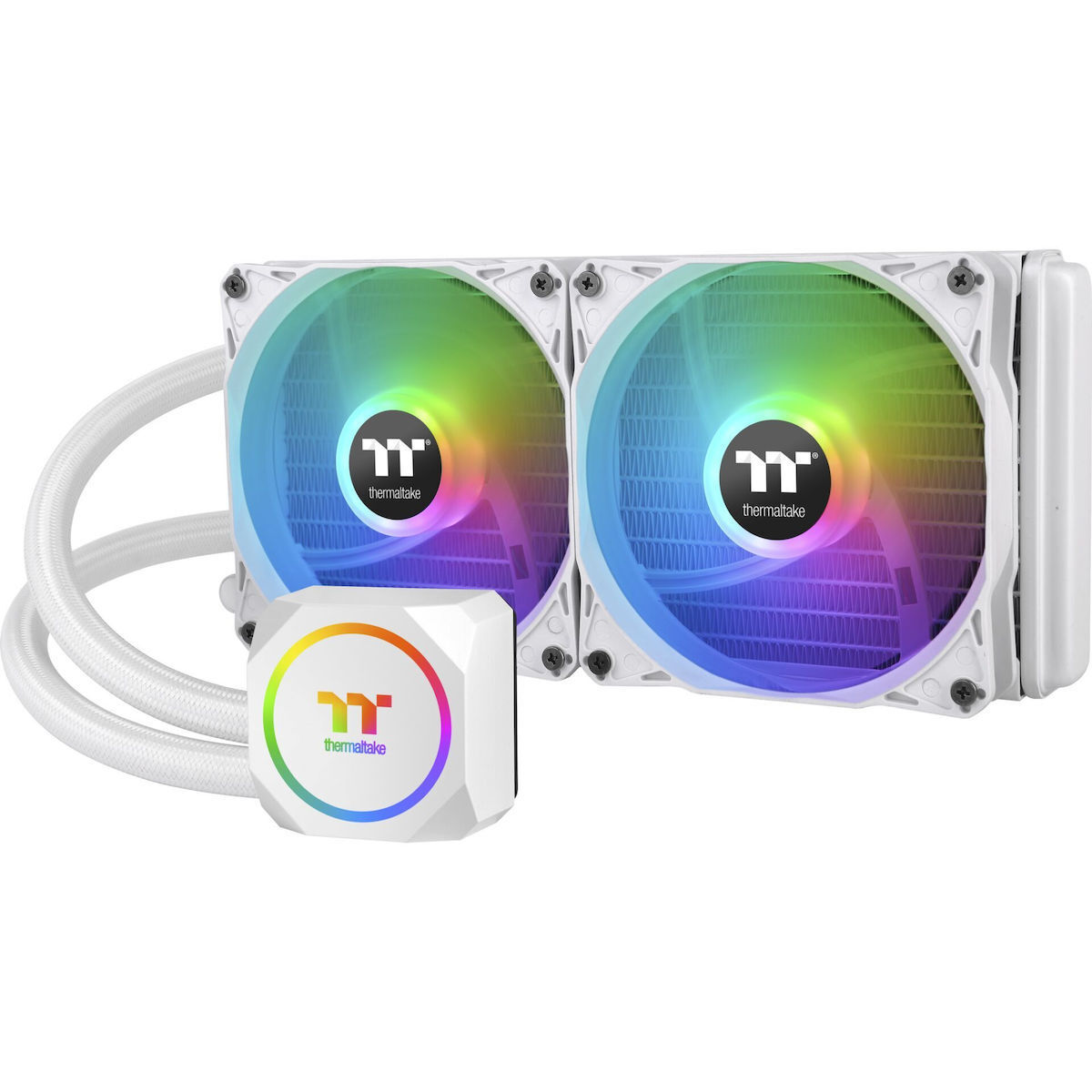 Thermaltake TH420 ARGB Sync Υδρόψυξη Επεξεργαστή Τριπλού Ανεμιστήρα 140mm για Socket AM4/AM5/1700/1200/115x Λευκή - Image 5