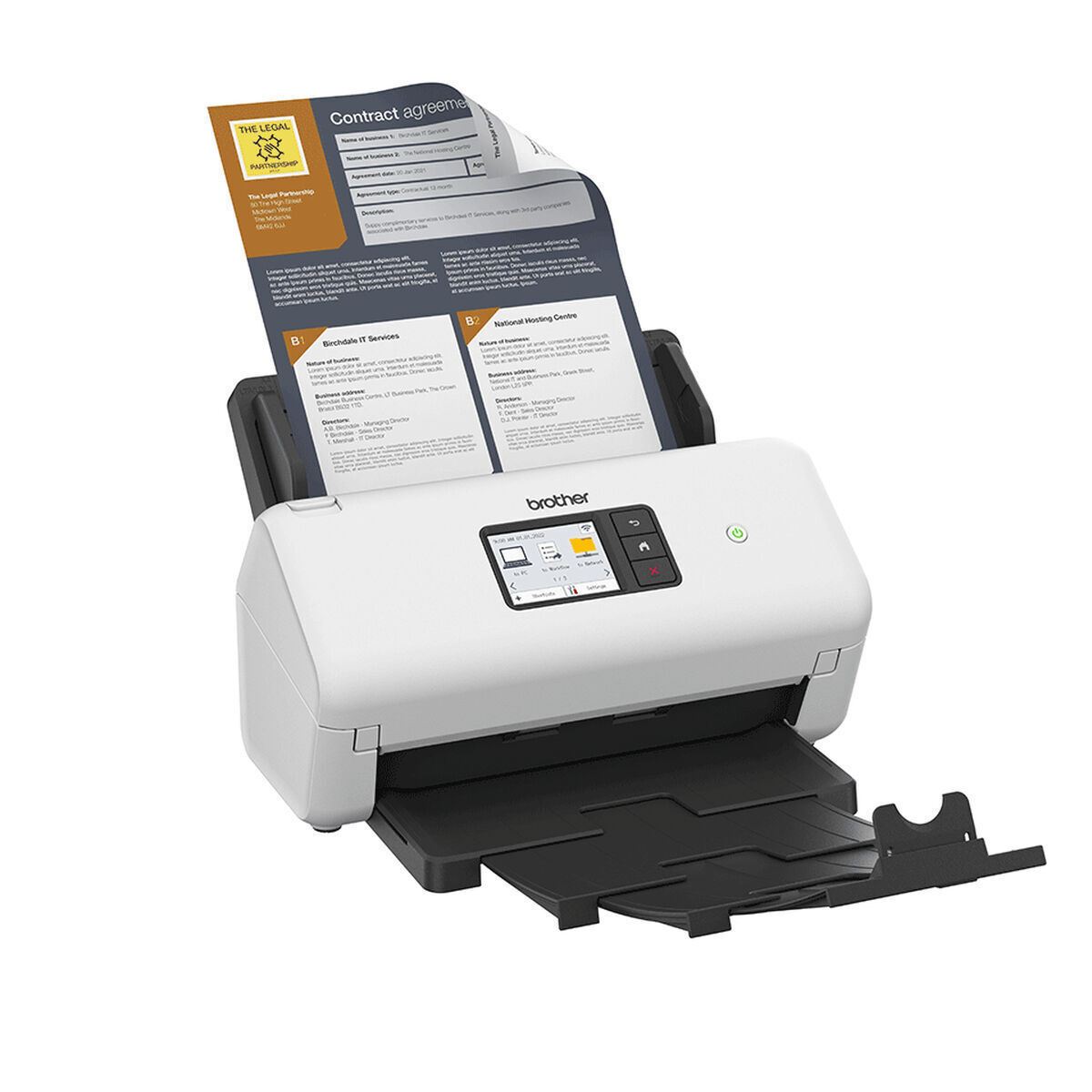 Brother ADS-4500W Sheetfed (Τροφοδότη χαρτιού) Scanner A4 με WiFi - Image 4