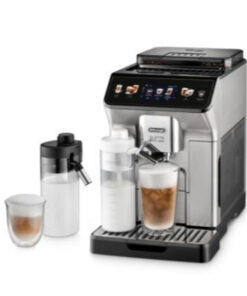 De'Longhi Eletta Explore Αυτόματη Μηχανή Espresso 1450W Πίεσης 19bar για Cappuccino με Μύλο Άλεσης Ασημί