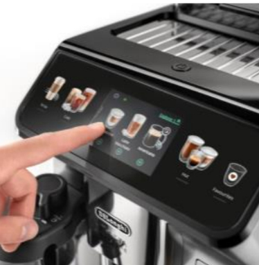 De'Longhi Eletta Explore Αυτόματη Μηχανή Espresso 1450W Πίεσης 19bar για Cappuccino με Μύλο Άλεσης Ασημί - Image 2