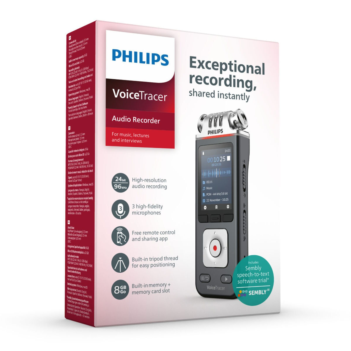 Philips Συσκευή Υπαγόρευσης DVT6115
