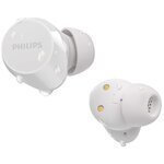 Philips TAT1209 In-ear Bluetooth Handsfree Ακουστικά με Αντοχή στον Ιδρώτα και Θήκη Φόρτισης Λευκά - Image 5