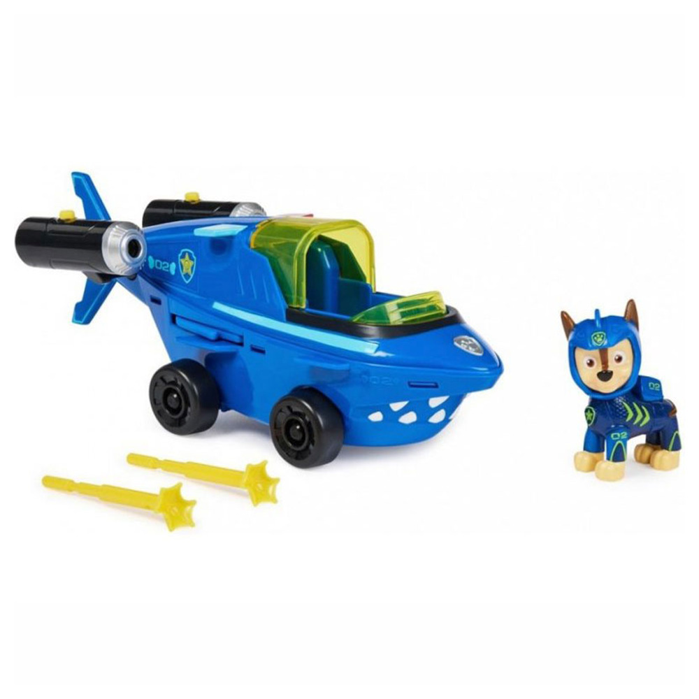 Spin Master Παιχνίδι Μινιατούρα Aqua Pups Paw Patrol Chase Shark Vehicle Μπλε για 3+ Ετών - Image 2