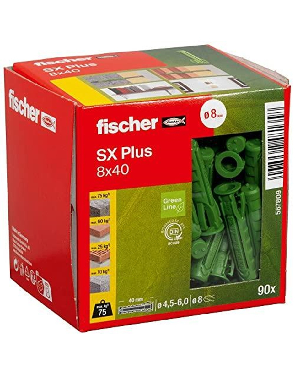Fischer Ούπα Πλαστικό 8x40mm 567809