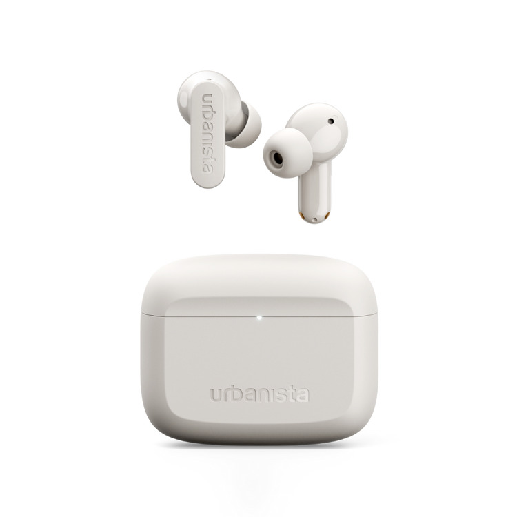 Urbanista Palo Alto In-ear Bluetooth Handsfree Ακουστικά με Αντοχή στον Ιδρώτα και Θήκη Φόρτισης Cloud White