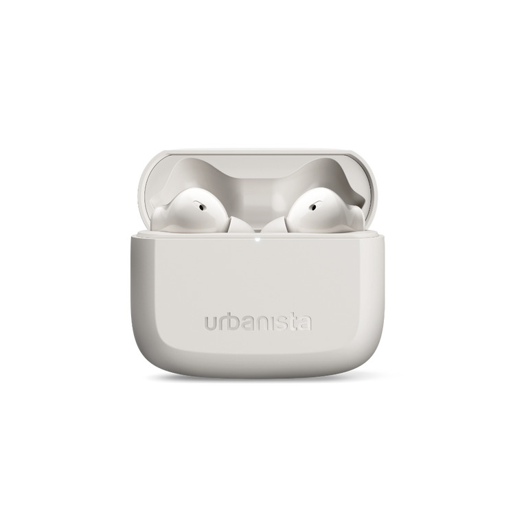 Urbanista Palo Alto In-ear Bluetooth Handsfree Ακουστικά με Αντοχή στον Ιδρώτα και Θήκη Φόρτισης Cloud White - Image 3