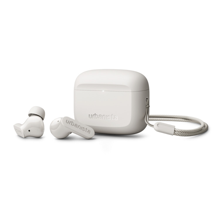 Urbanista Palo Alto In-ear Bluetooth Handsfree Ακουστικά με Αντοχή στον Ιδρώτα και Θήκη Φόρτισης Cloud White - Image 4