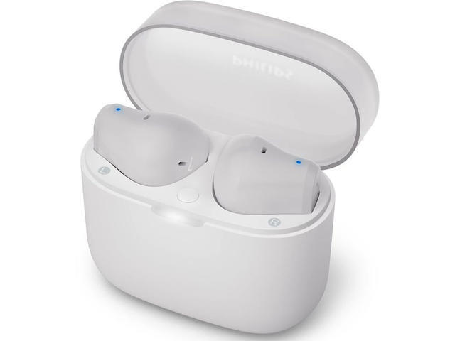 Philips TAT2139 Earbud Bluetooth Handsfree Ακουστικά με Αντοχή στον Ιδρώτα και Θήκη Φόρτισης Λευκά - Image 2