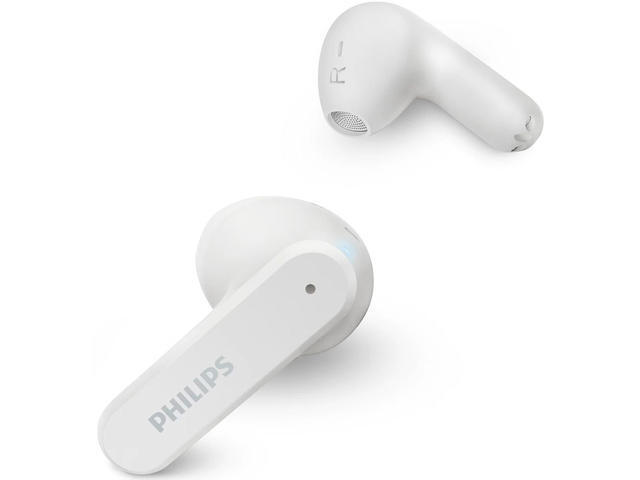 Philips TAT2139 Earbud Bluetooth Handsfree Ακουστικά με Αντοχή στον Ιδρώτα και Θήκη Φόρτισης Λευκά - Image 3