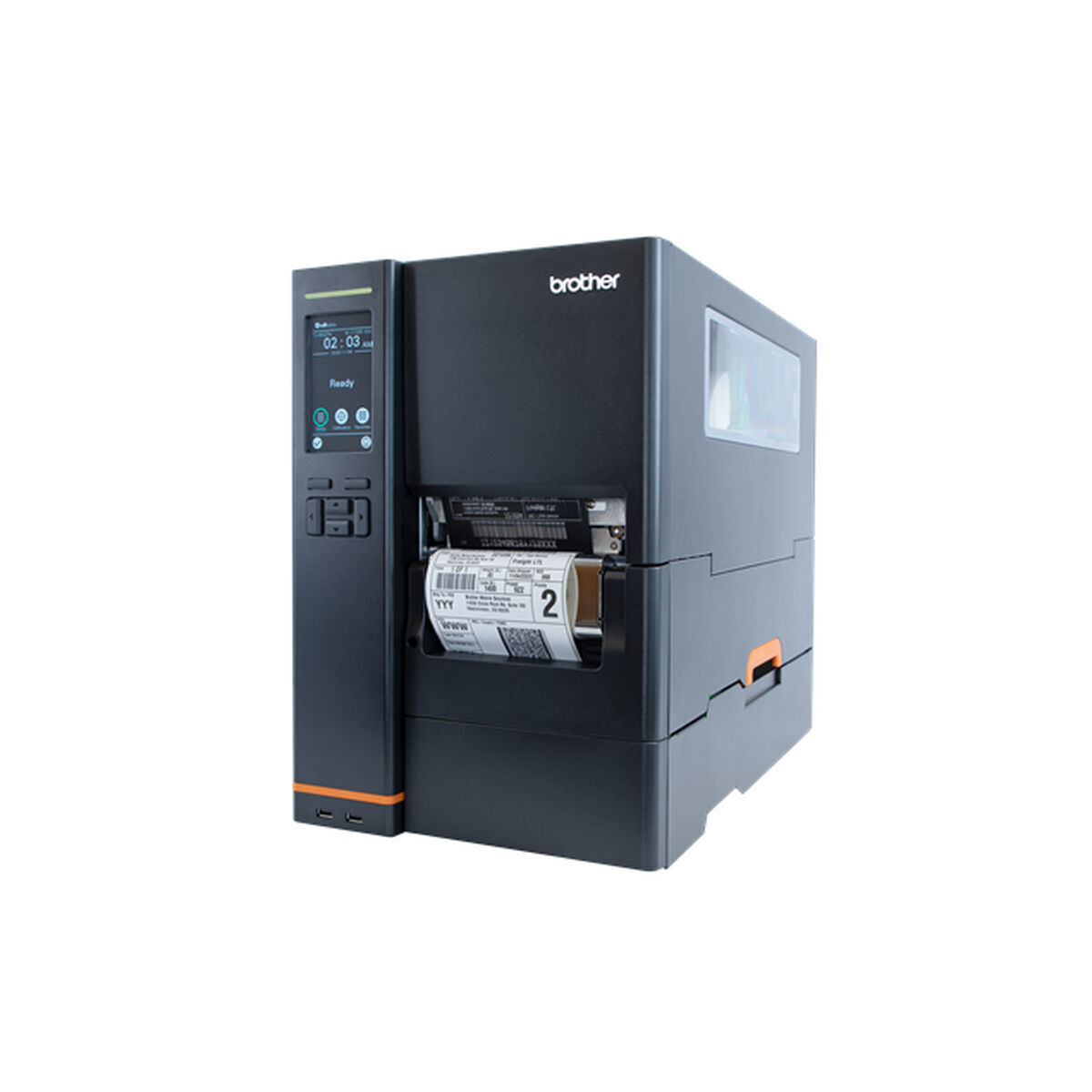 Brother Εκτυπωτής Ετικετών Θερμικής Μεταφοράς USB, Serial, Wi-Fi, Bluetooth, Ethernet - Image 2