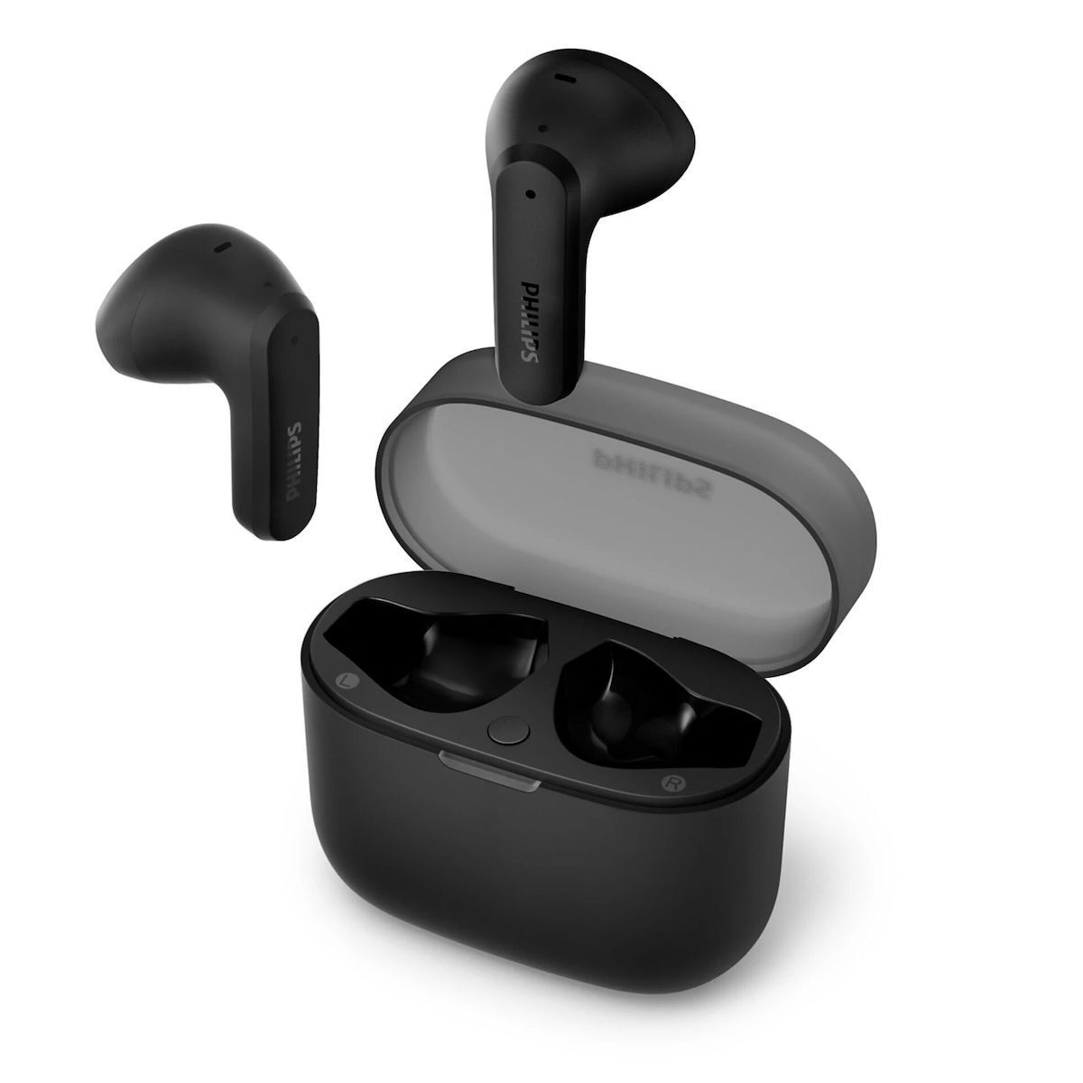 Philips TAT2139 Earbud Bluetooth Handsfree Ακουστικά με Αντοχή στον Ιδρώτα και Θήκη Φόρτισης Μαύρα