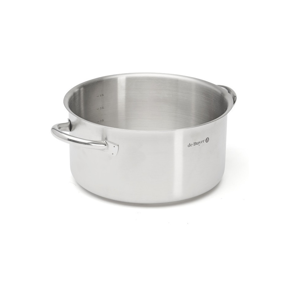De Buyer Βαθιά Ανοξείδωτη Κατσαρόλα 5.4lt / 24cm 3505.24 - Image 3