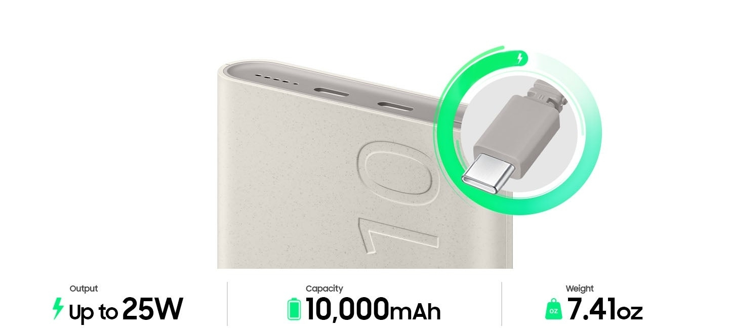 Samsung U2510 10000mAh 25W Μπεζ - Image 7