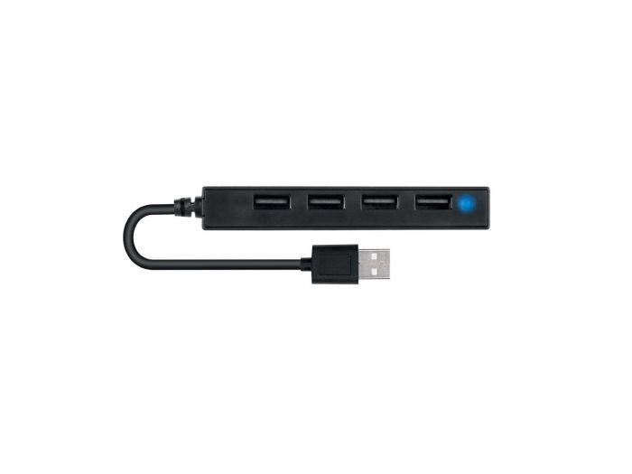 Conceptronic USB 2.0 Hub 4 Θυρών με σύνδεση USB-A (HUBBIES05B) - Image 2