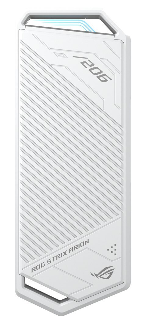 Asus Rog Strix Arion Θήκη για Σκληρό Δίσκο M.2 SATA III NVME με σύνδεση USB 3.2 Type-C σε Λευκό χρώμα - Image 7