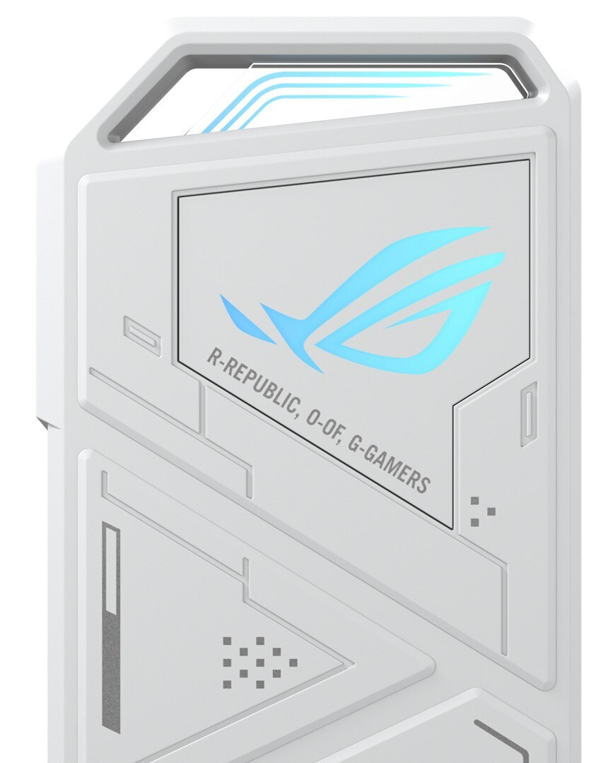 Asus Rog Strix Arion Θήκη για Σκληρό Δίσκο M.2 SATA III NVME με σύνδεση USB 3.2 Type-C σε Λευκό χρώμα - Image 6