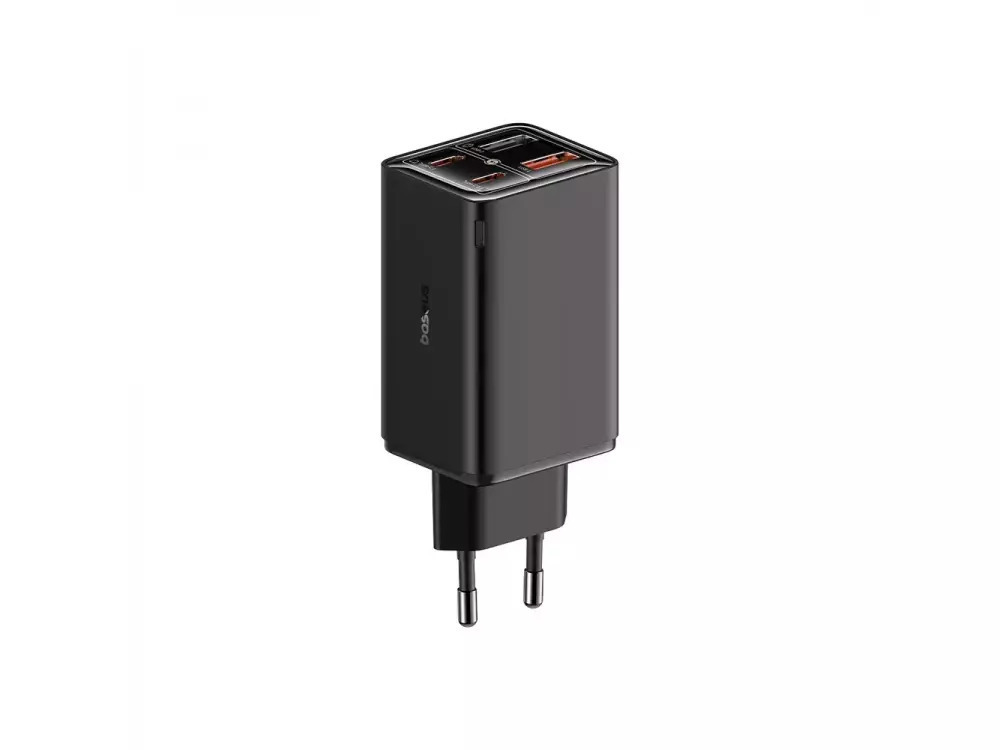Baseus Φορτιστής Χωρίς Καλώδιο GaN με 2 Θύρες USB-A και 2 Θύρες USB-C 65W Power Delivery Μαύρος (P10162701113-00) - Image 8