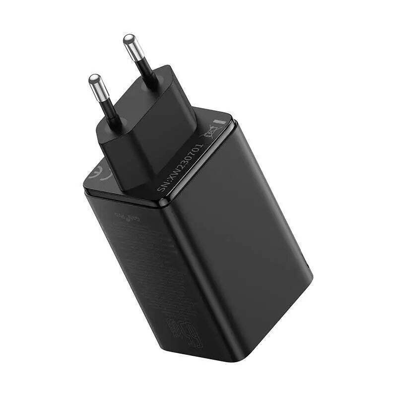 Baseus Φορτιστής Χωρίς Καλώδιο GaN με 2 Θύρες USB-A και 2 Θύρες USB-C 65W Power Delivery Μαύρος (P10162701113-00) - Image 10