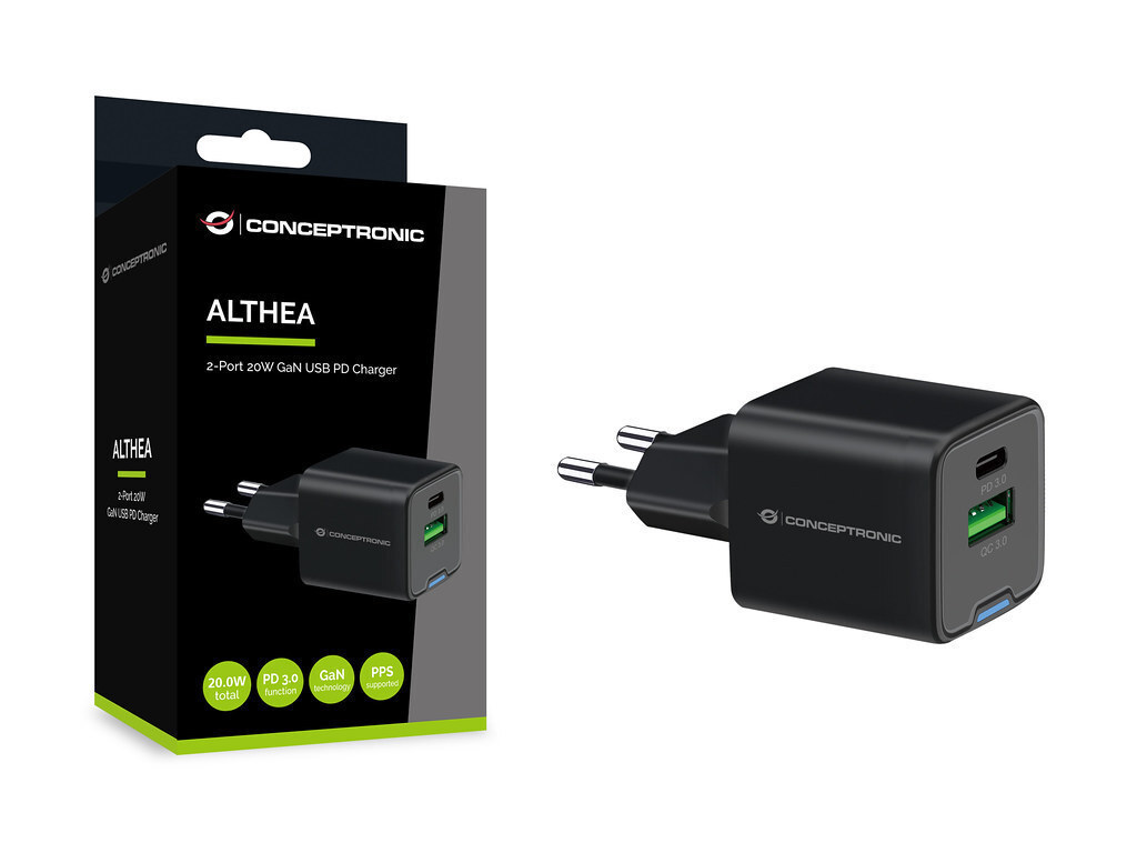 Conceptronic ALTHEA15B USB-C Χωρίς Καλώδιο 20W - Image 2