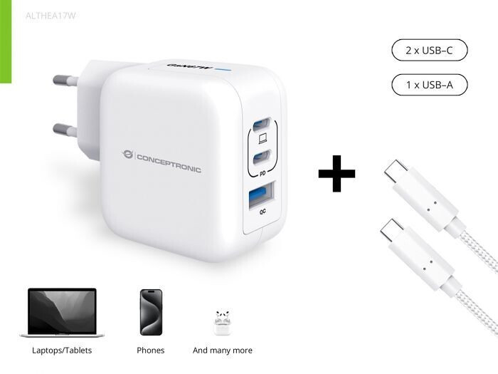 Conceptronic ALTHEA17W USB-C Χωρίς Καλώδιο 67W - Image 2